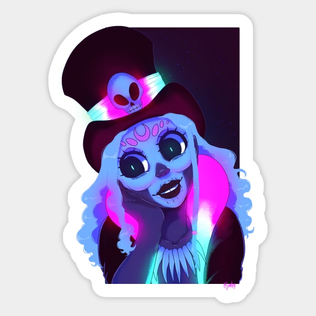 Voodoo Sticker by Simkray